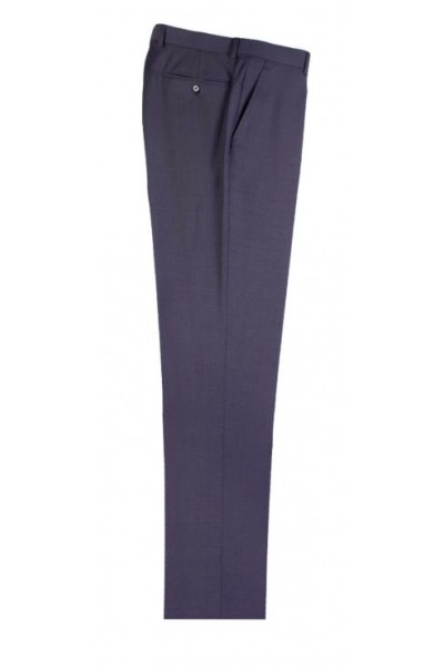 Modern Fit Pure Wool Dress Pants 2560 Tiglio Offwhite Flat Front 