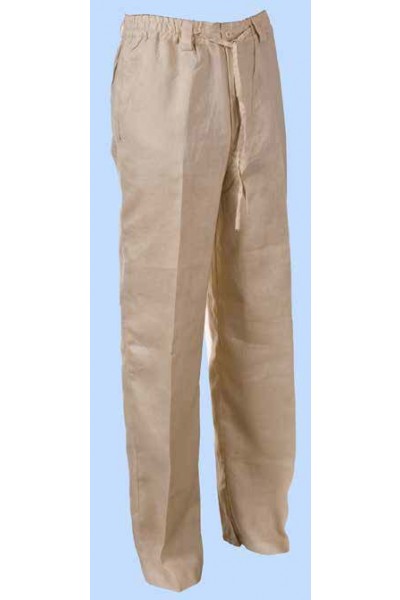 Men's 100% Linen Drawstring Pants by Merc/InSerch - 4 Colors a