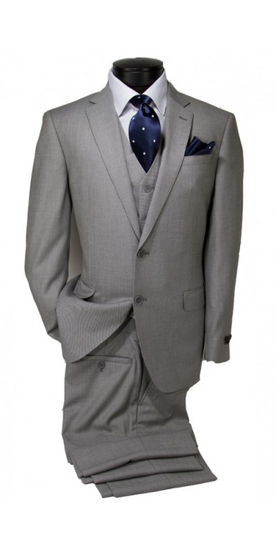 Vitarelli Mens Suit Light Gray